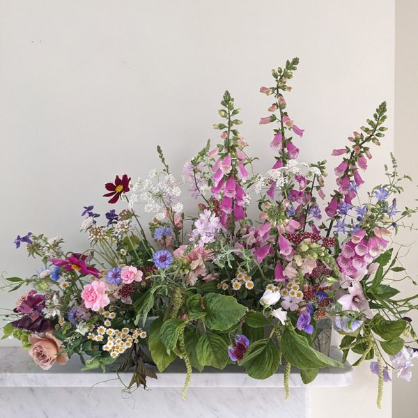 Flower arrangement workshop, Ware, Hertfordshire